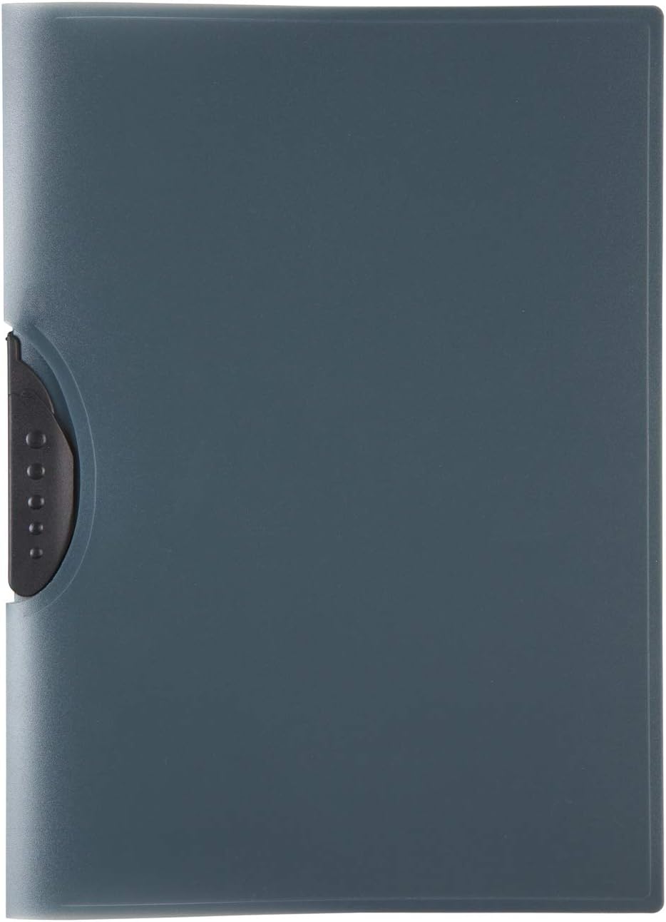 Idena Clipmappe DIN A4 – PP transluzent/schwarz, ca. 30 Blatt