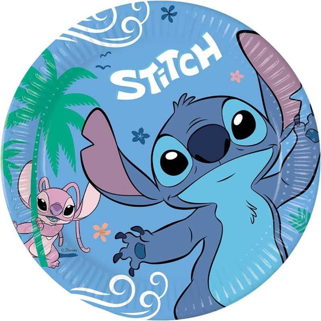 PROCOS Disney Lilo & Stitch Pappteller Ø23 cm 8 Stück