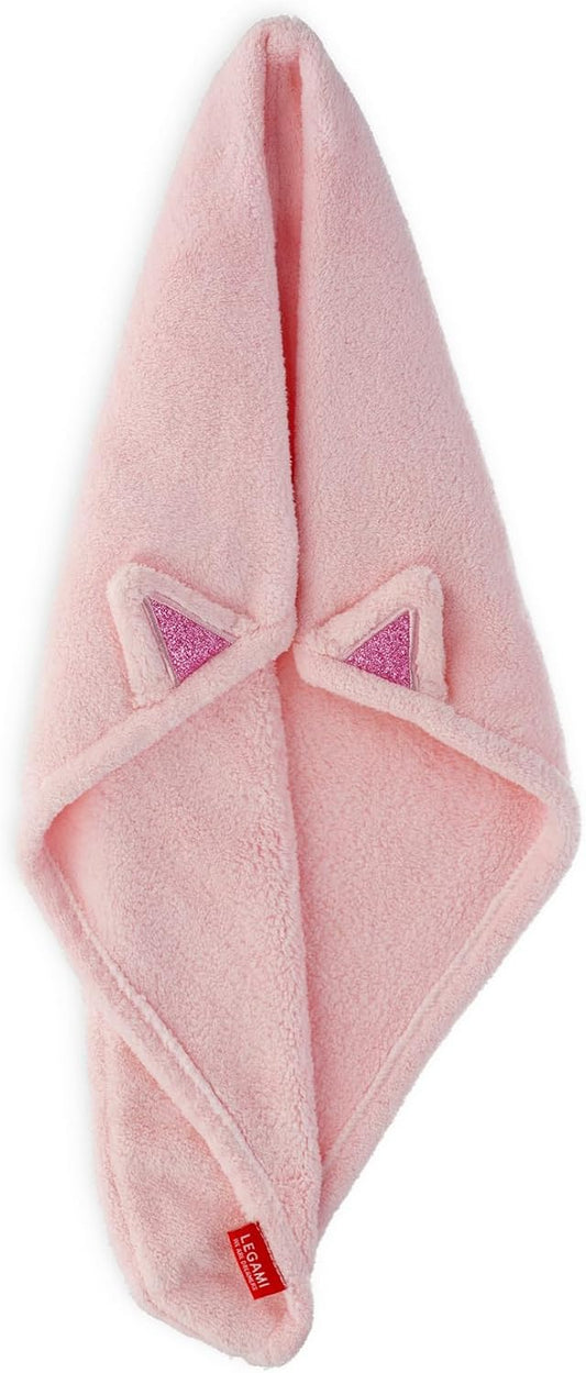 LEGAMI Haarturban Kitty – Mikrofaser, schnelltrocknend