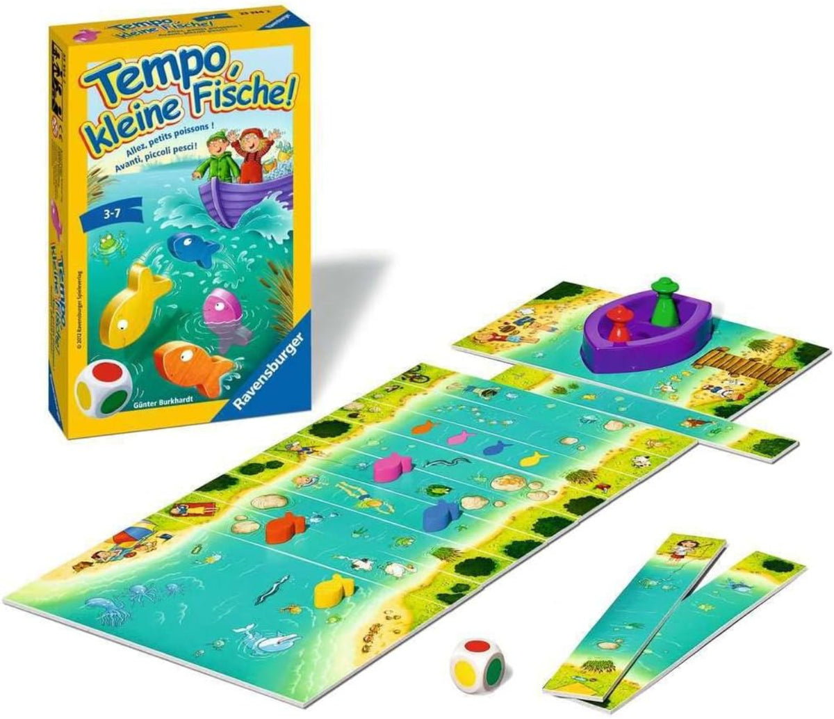 Ravensburger Tempo, kleine Fische! Mitbringspiel ab 3 Jahren