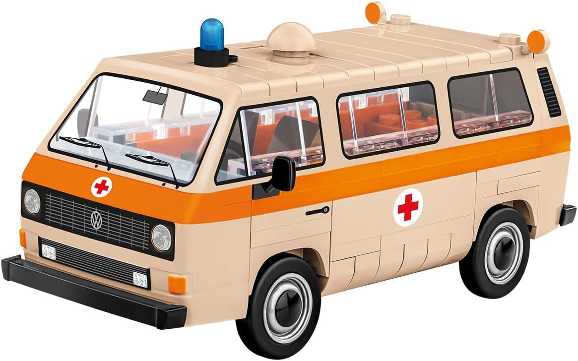 COBI VW T3 Krankenwagen Bauset 141 Teile Maßstab 1:35