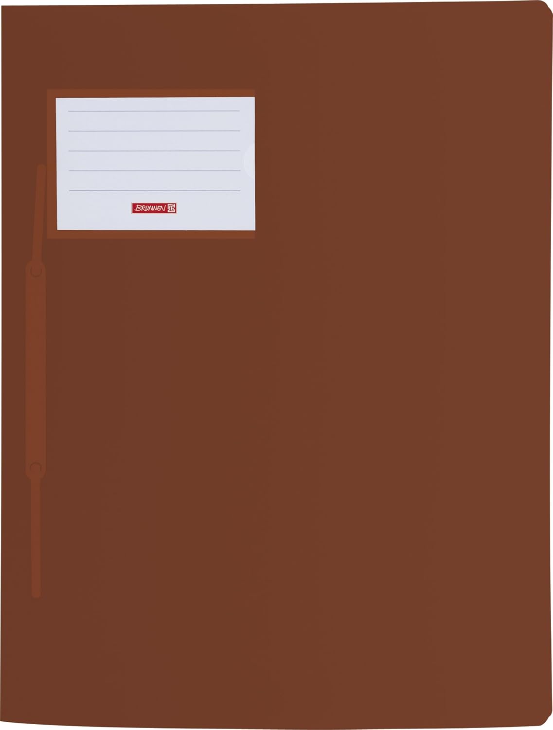 BRUNNEN Schnellhefter A4 braun mit Metallspange