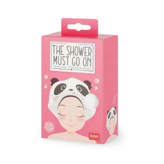 LEGAMI Duschhaube „The Shower Must Go On“ – Panda