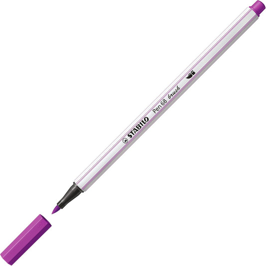 STABILO Pen 68 brush – Einzelstift Karmin