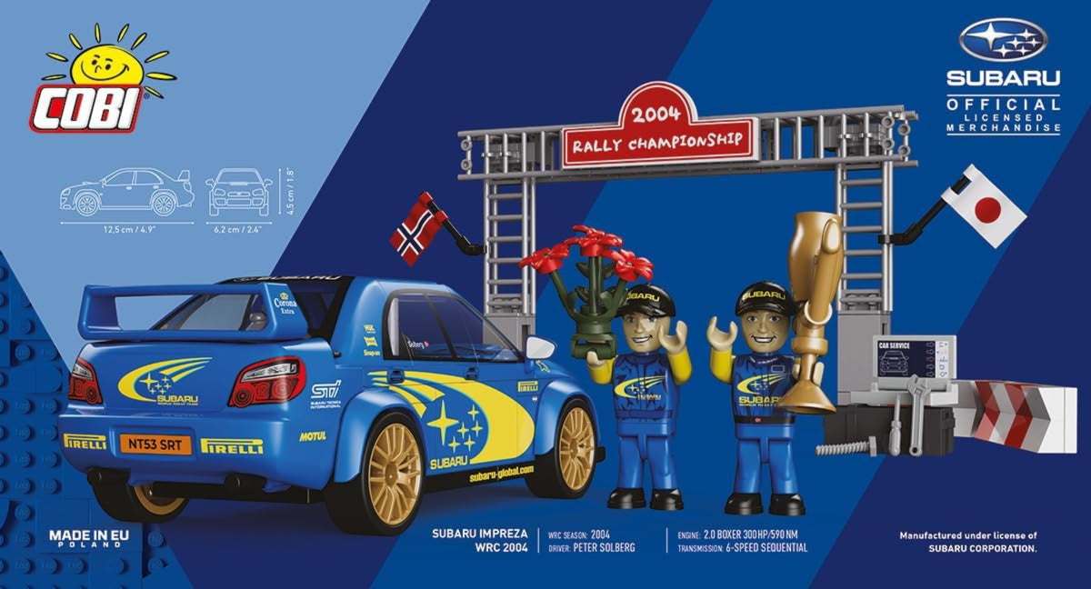 COBI Subaru Impreza WRC 2004 Bauset 206 Teile 1:35