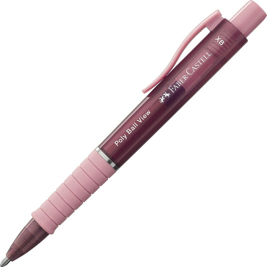 Faber-Castell Poly Ball View Kugelschreiber Rose Shadow