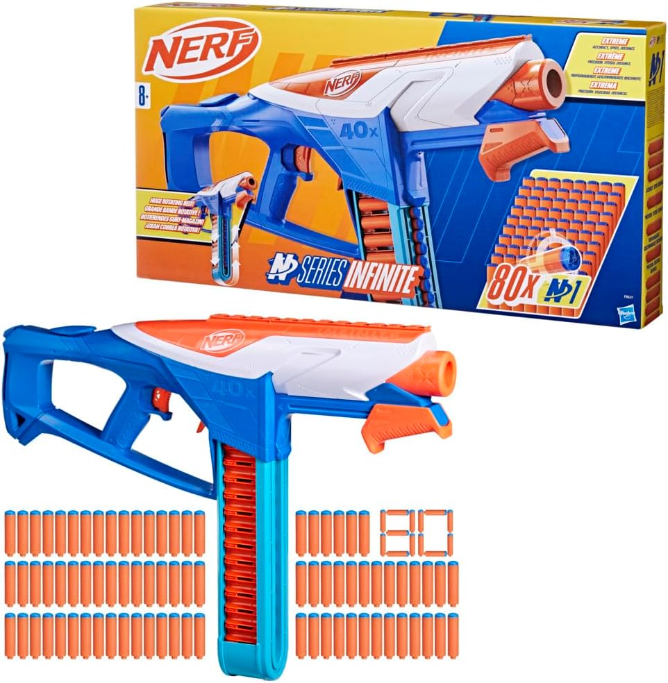 NERF N Series Infinite Blaster + 80 N1 Darts ab 8 J.