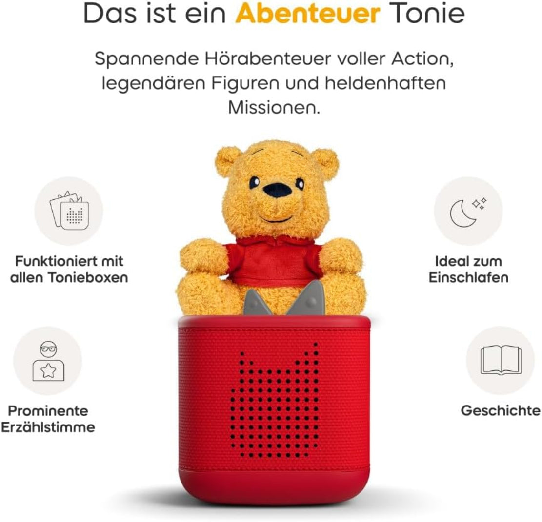 tonies Cuddle Tonie Winnie Puuh – Plüsch-Hörfigur ab 3 J.