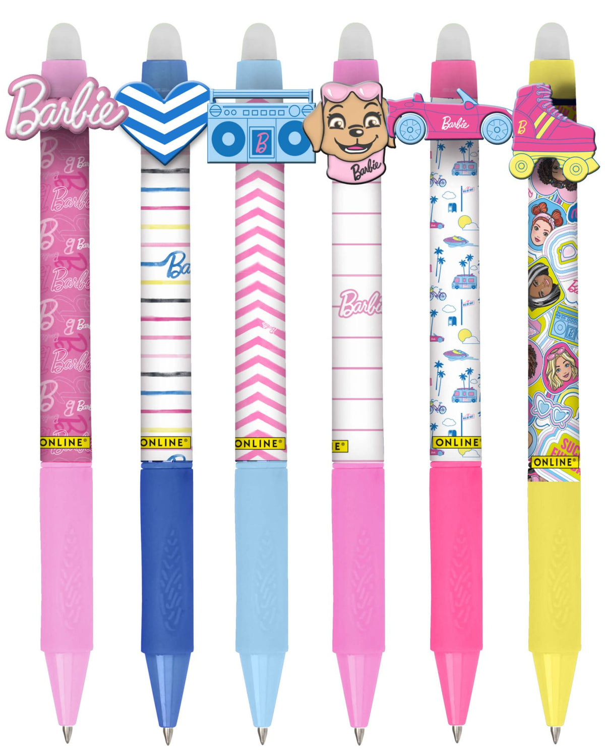 Barbie 1x Gelschreiber radierbar blau 0,7mm (Radio)