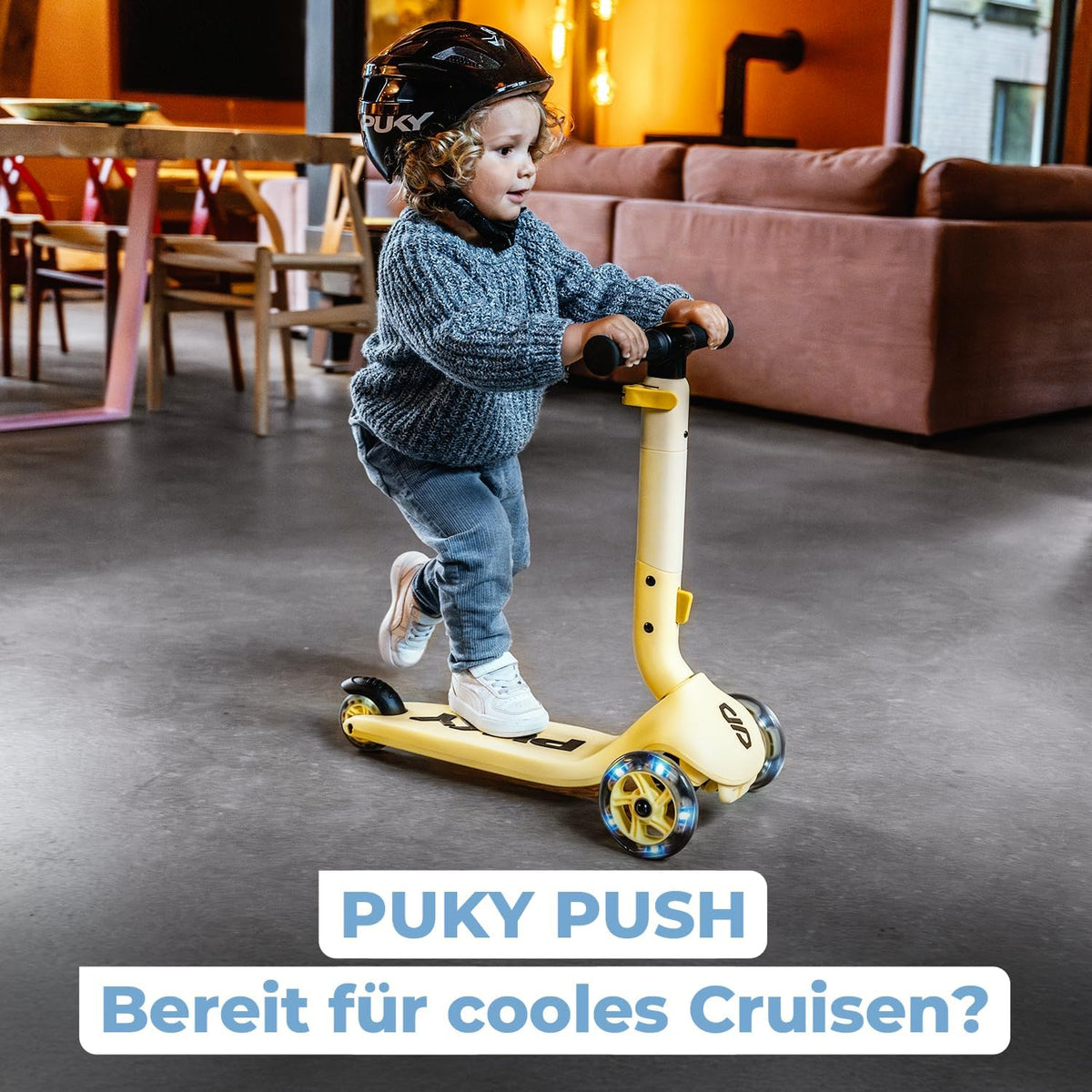 PUKY Roller PUSH arctic blue – 3 Räder ab 2 Jahre