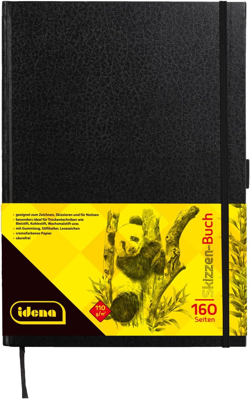 Idena Skizzenbuch DIN A4 160 S. Hardcover Weltraum FSC