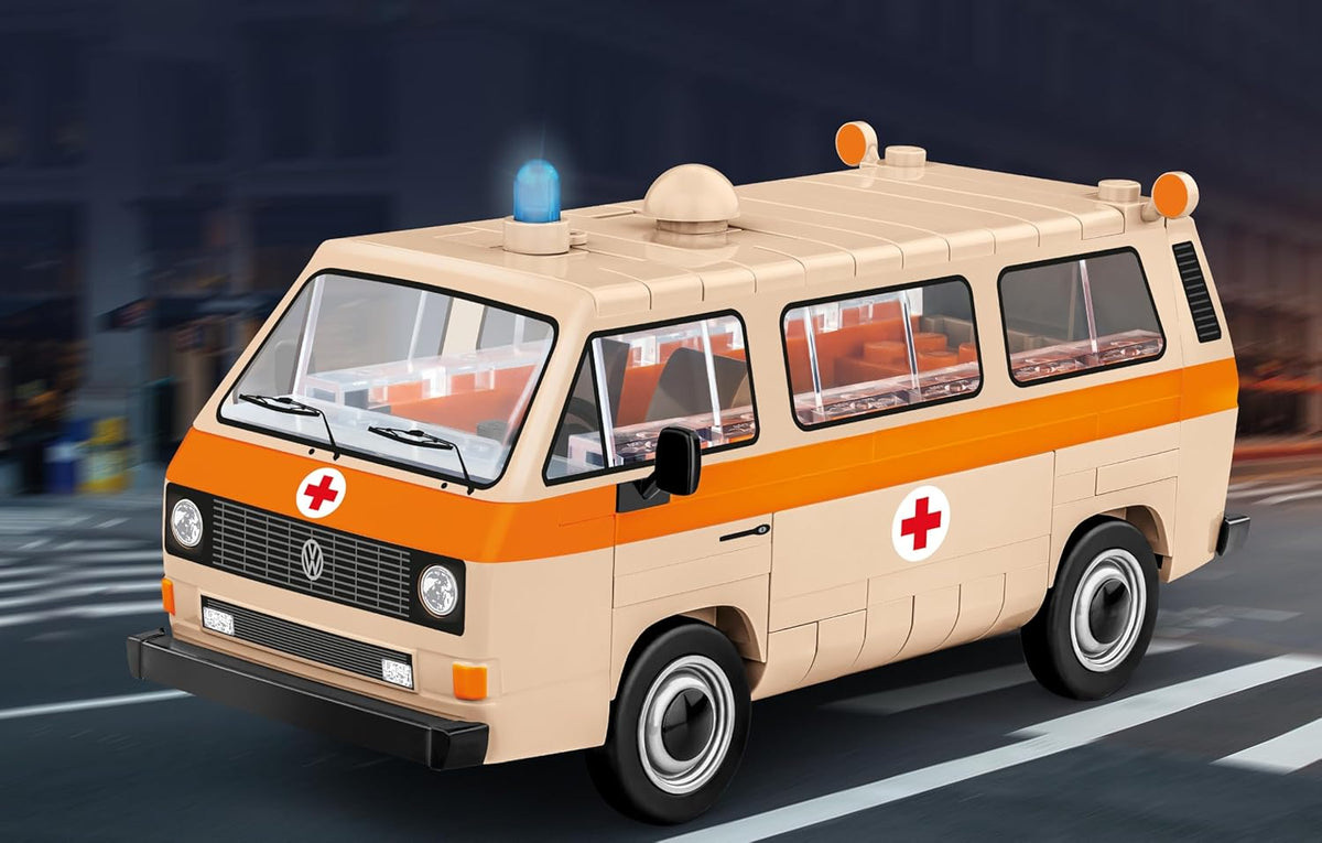 COBI VW T3 Krankenwagen Bauset 141 Teile Maßstab 1:35