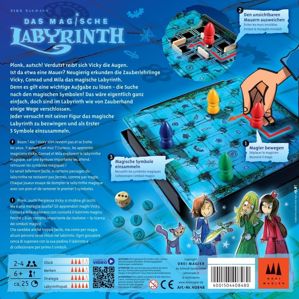 Das Magische Labyrinth – Schmidt Spiele 40848, Kinderspiel des Jahres 2009
