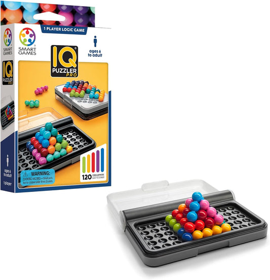SmartGames IQ Puzzler Pro – Logikspiel 120 Aufgaben