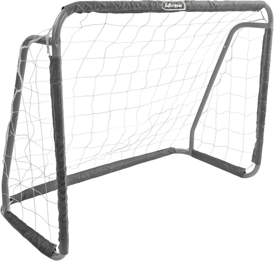 Idena Fußballtor Metall 124x96x61 cm – Indoor & Outdoor