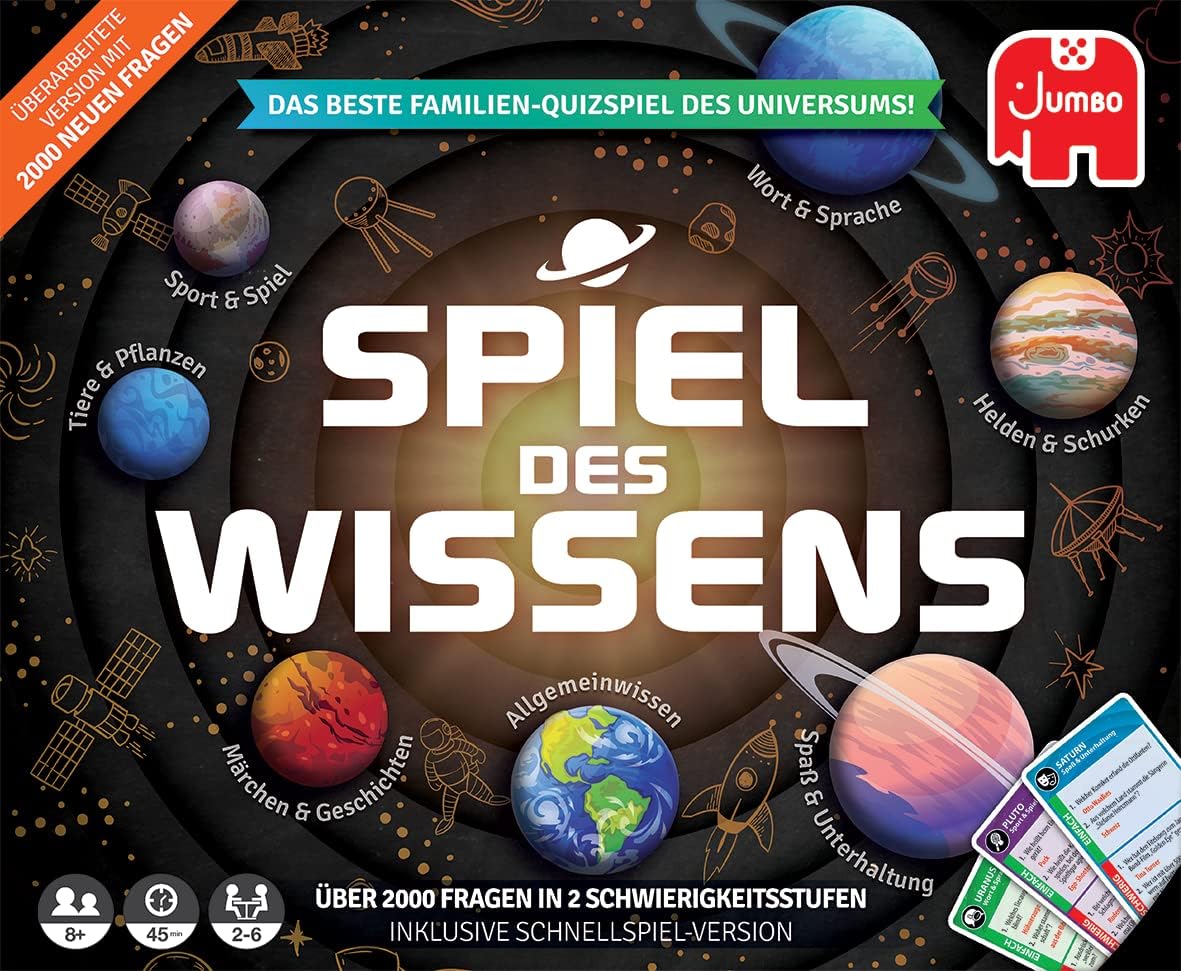 Jumbo Spiel - Spannendes Gesellschaftsspiel für Familie