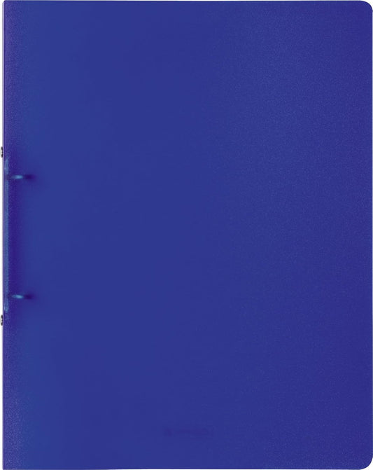 BRUNNEN Ringbuch A4, 2 Ringe, 16 mm, PP-Folie, blau