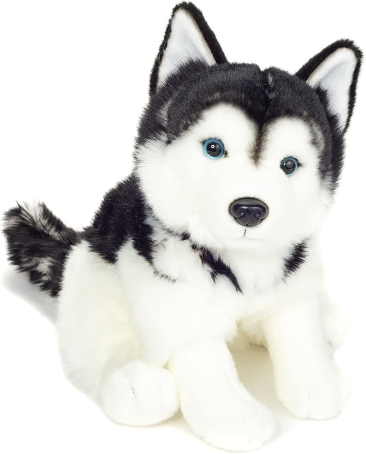 Husky sitzend ca. 30 cm – HERMANN TEDDY Plüschtier