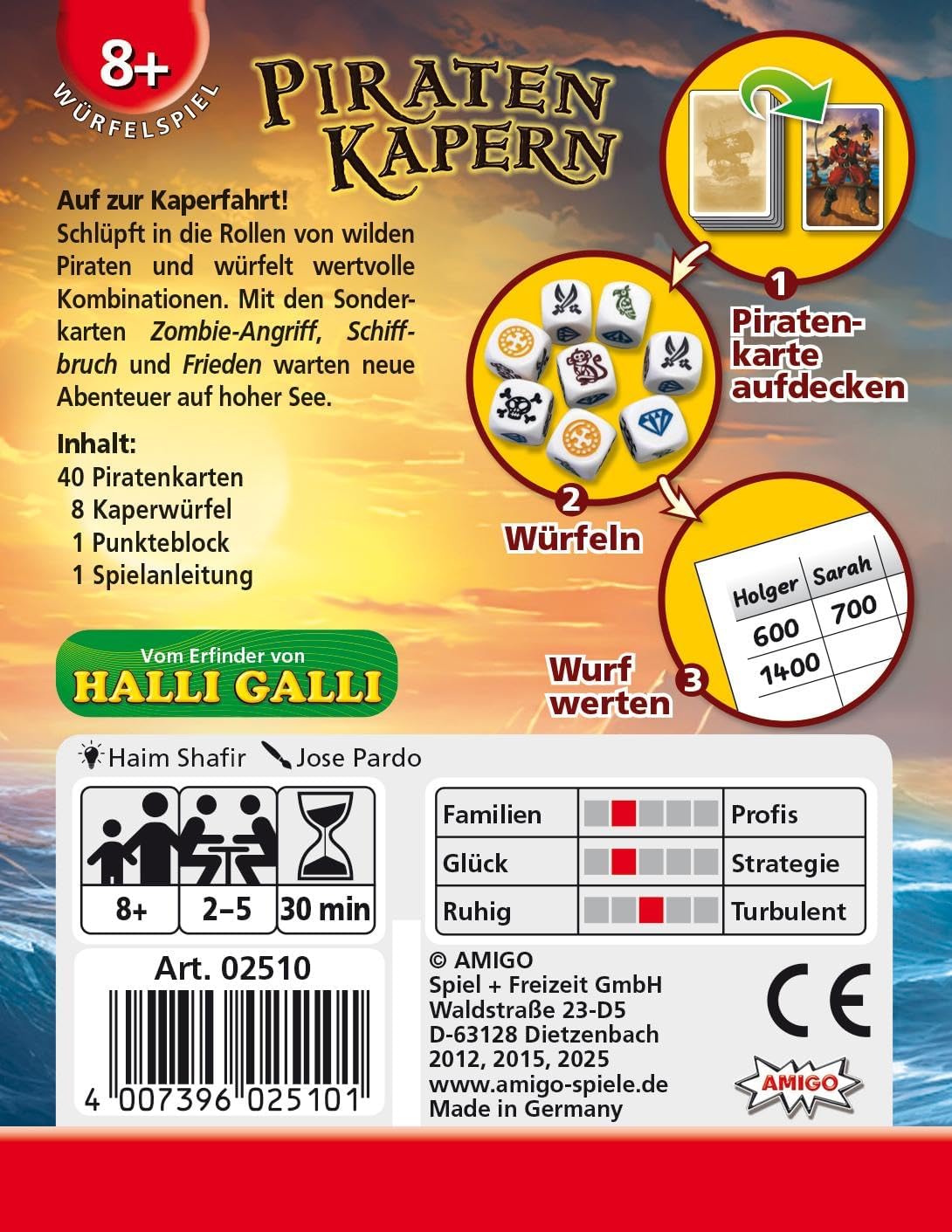 AMIGO Piraten Kapern Würfelspiel