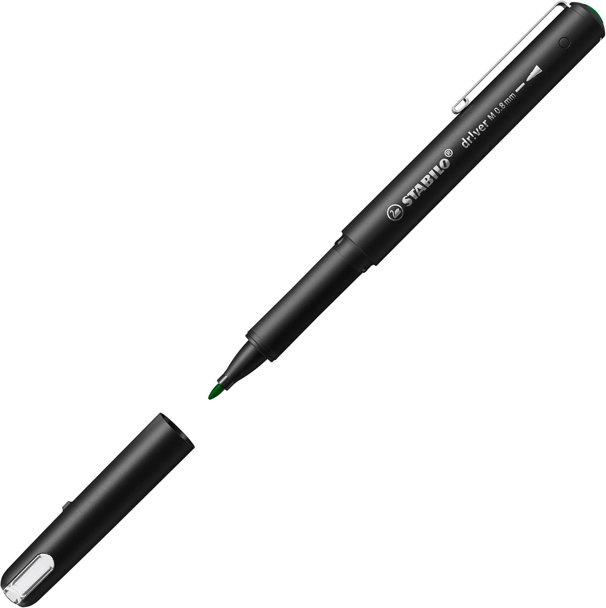 STABILO driver Faserschreiber grün 0,8 mm – Einzelstift