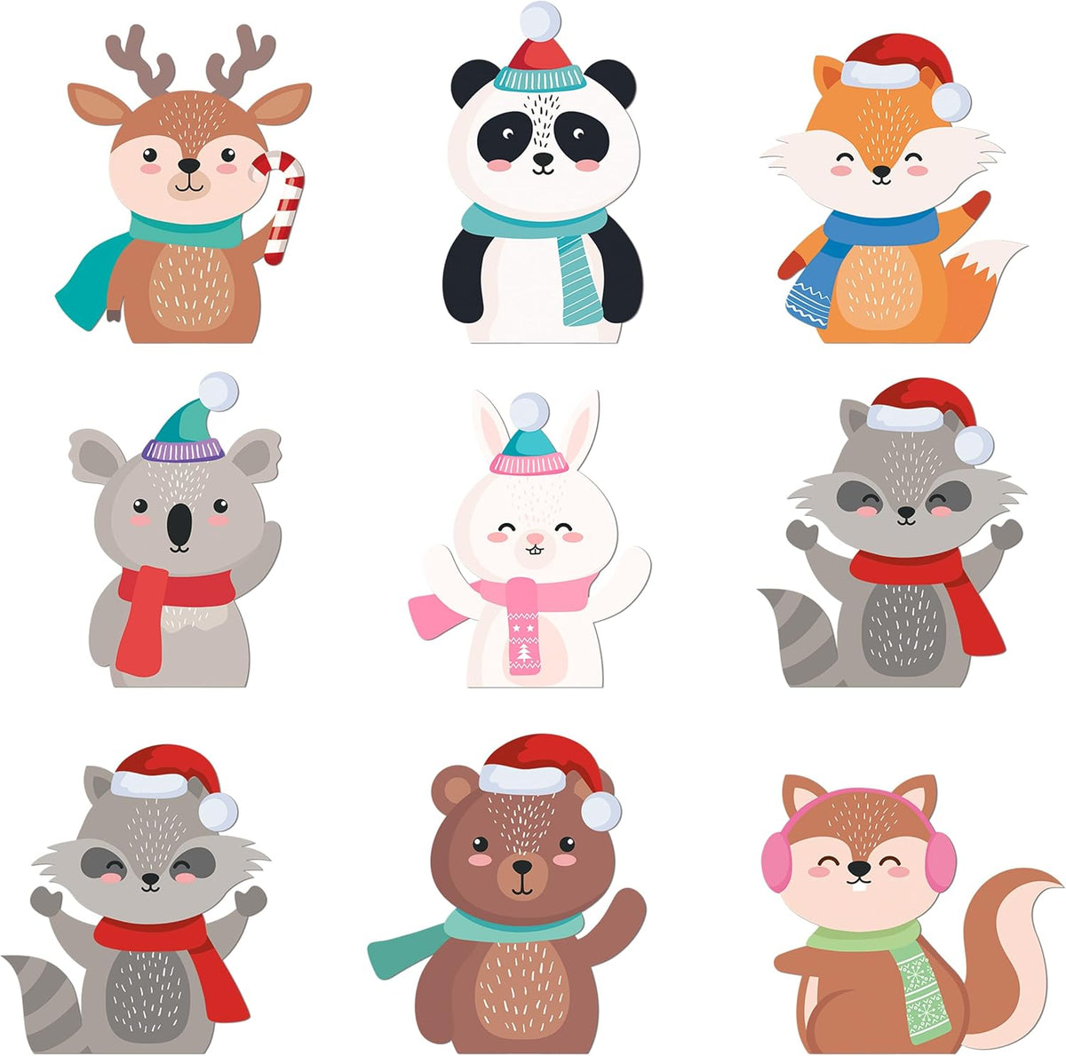 Adventskalender Winter Friends - 24 Tüten zum Befüllen FSC®