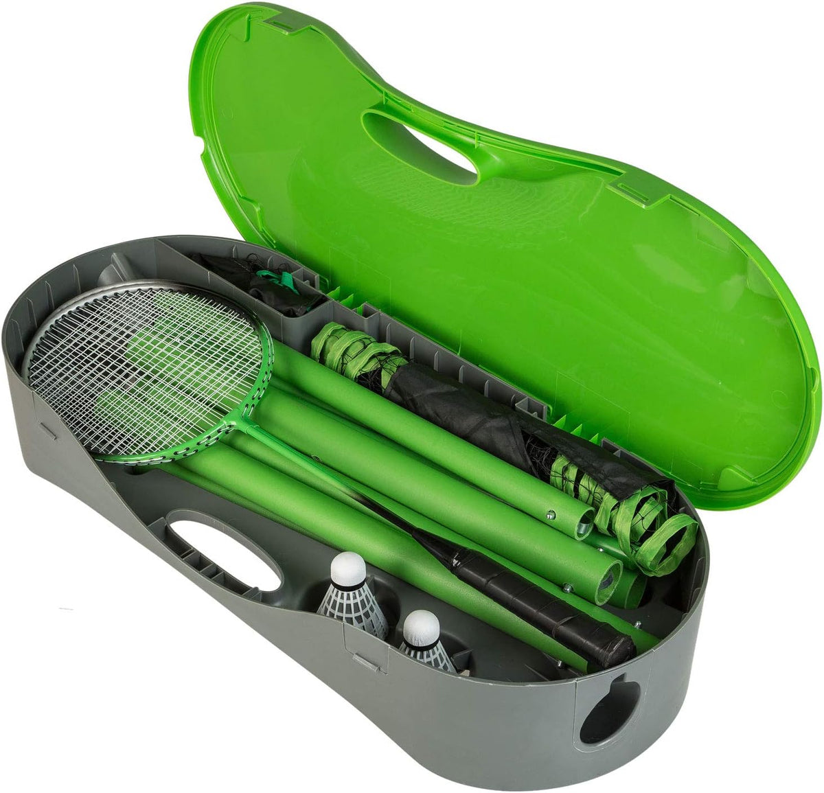 Idena Federball & Tennis Set Netz Schläger Bälle