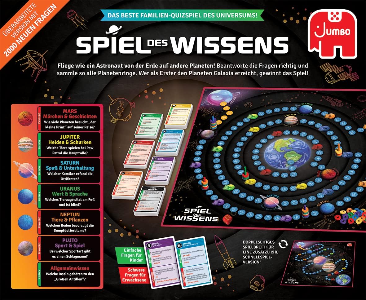 Jumbo Spiel - Spannendes Gesellschaftsspiel für Familie