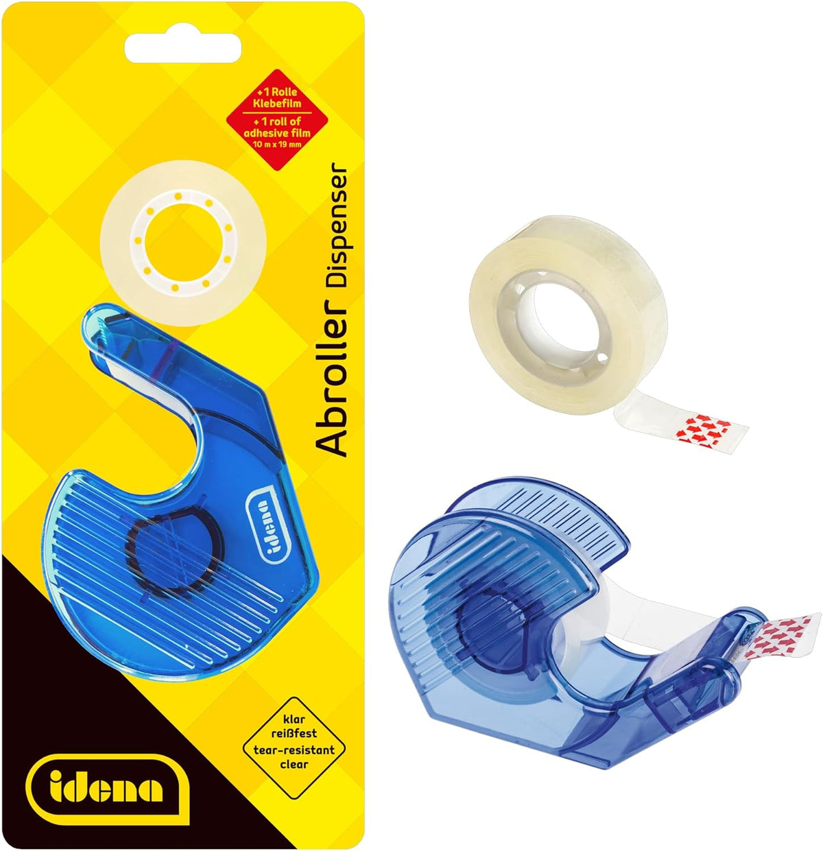 Idena Klebefilmabroller gefüllt 1,9 cm x 10 m nachfüllbar