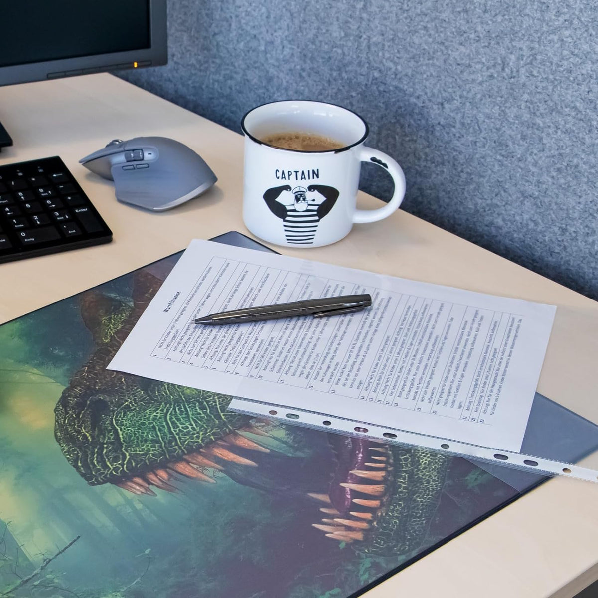 Idena Prospekthüllen A4 genarbt 40µm, 100 Stück