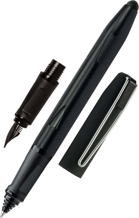 ONLINE Switch Plus Set Black – 2in1 Füller & Rollerball