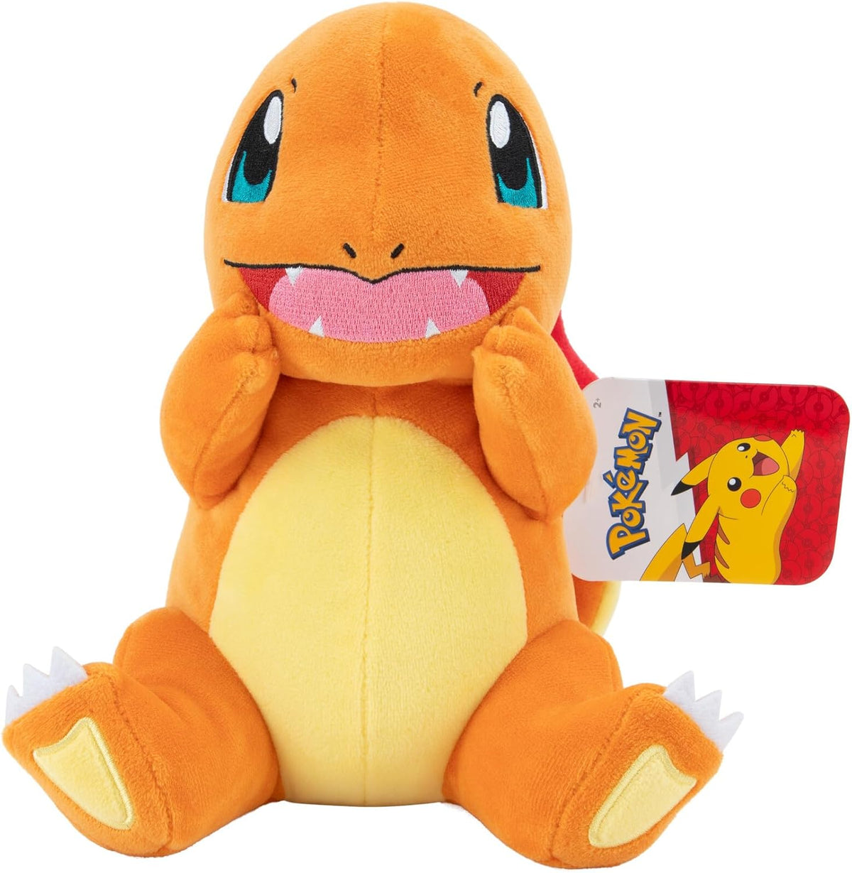 Pokémon Glumanda Plüsch 20 cm – offiziell lizenziert Jazwares