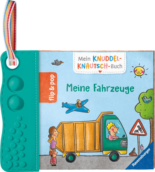 Ravensburger Knuddel-Knautsch Stoffbuch Fahrzeuge ab Geburt