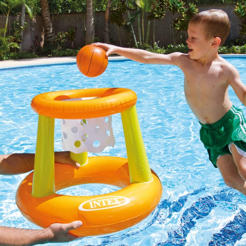 Intex Floating Hoops Pool-Basketball 67×55 cm orange/grün