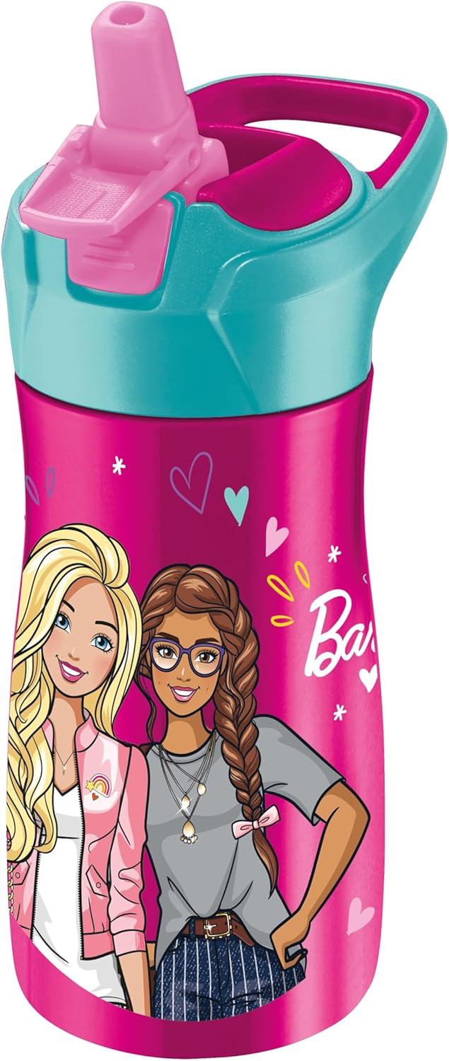 Barbie Edelstahl-Trinkflasche 430ml - BPA-frei & auslaufsicher