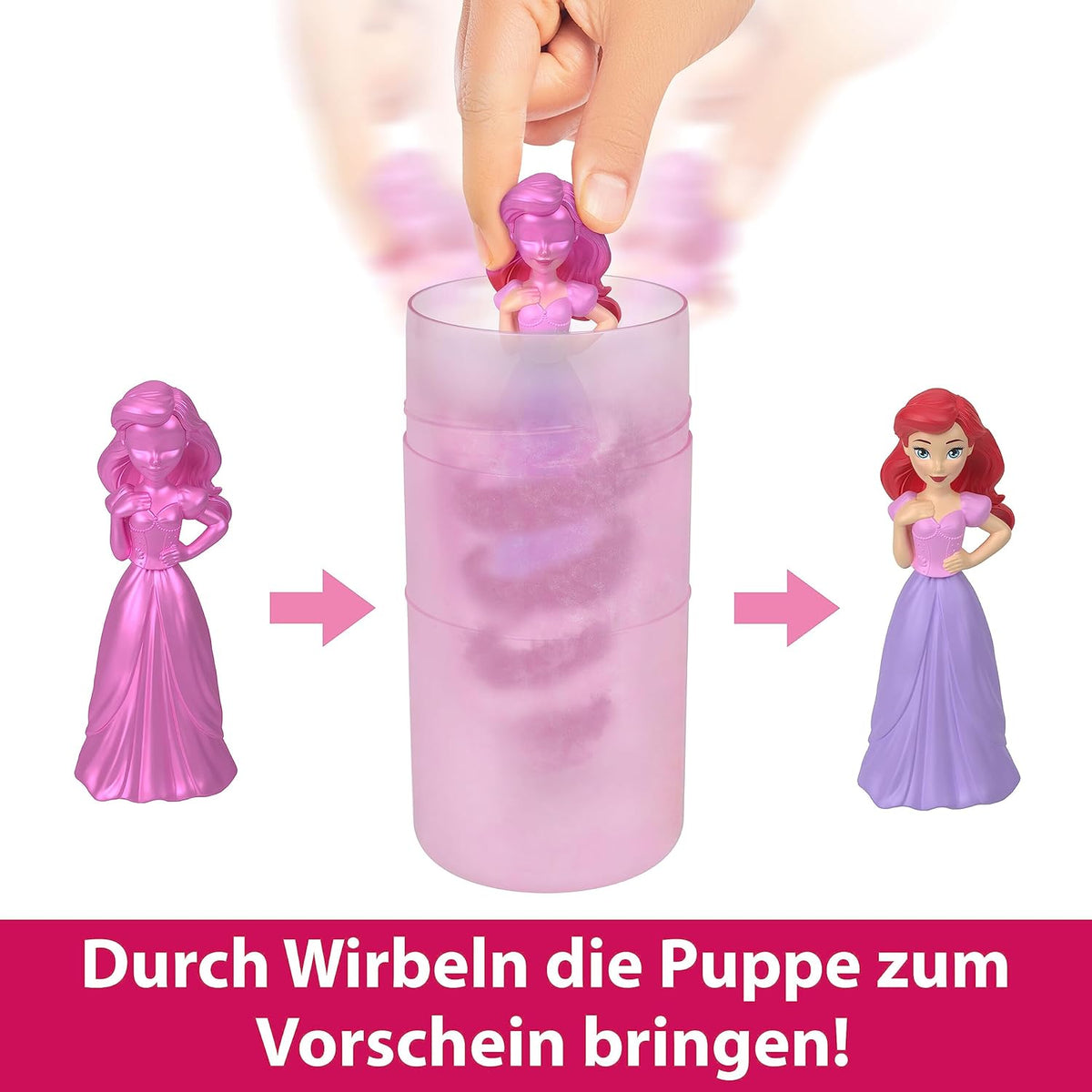 Mattel Disney Princess Royal Color Reveal Puppe