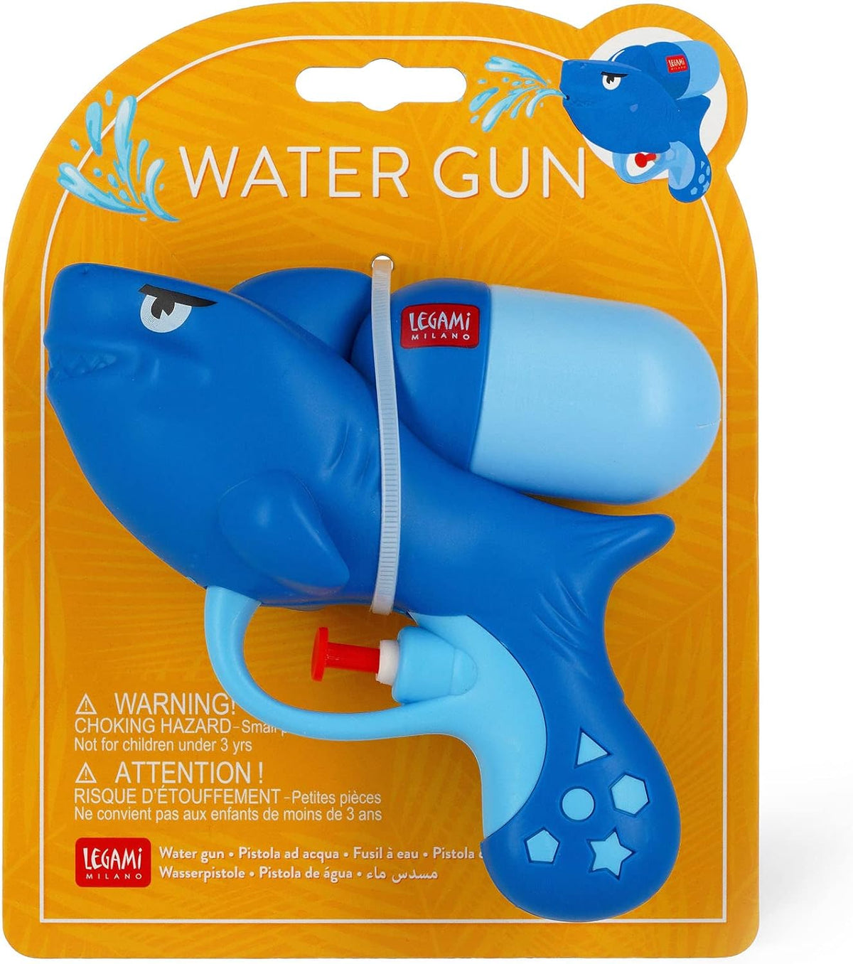 LEGAMI Wasserpistole Shark 50 ml 2,5 m Reichweite