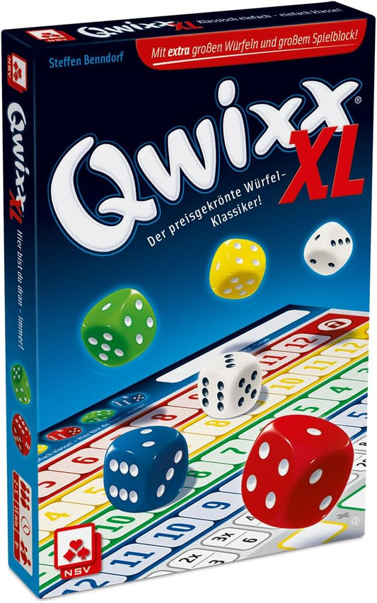 NSV QWIXX XL – Würfelspiel für 2–5 Spieler ab 8 J.