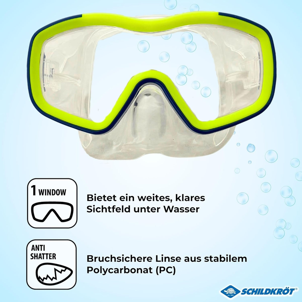 Donic Schildkröt Junior Schnorchel Set Toku 2 Teile