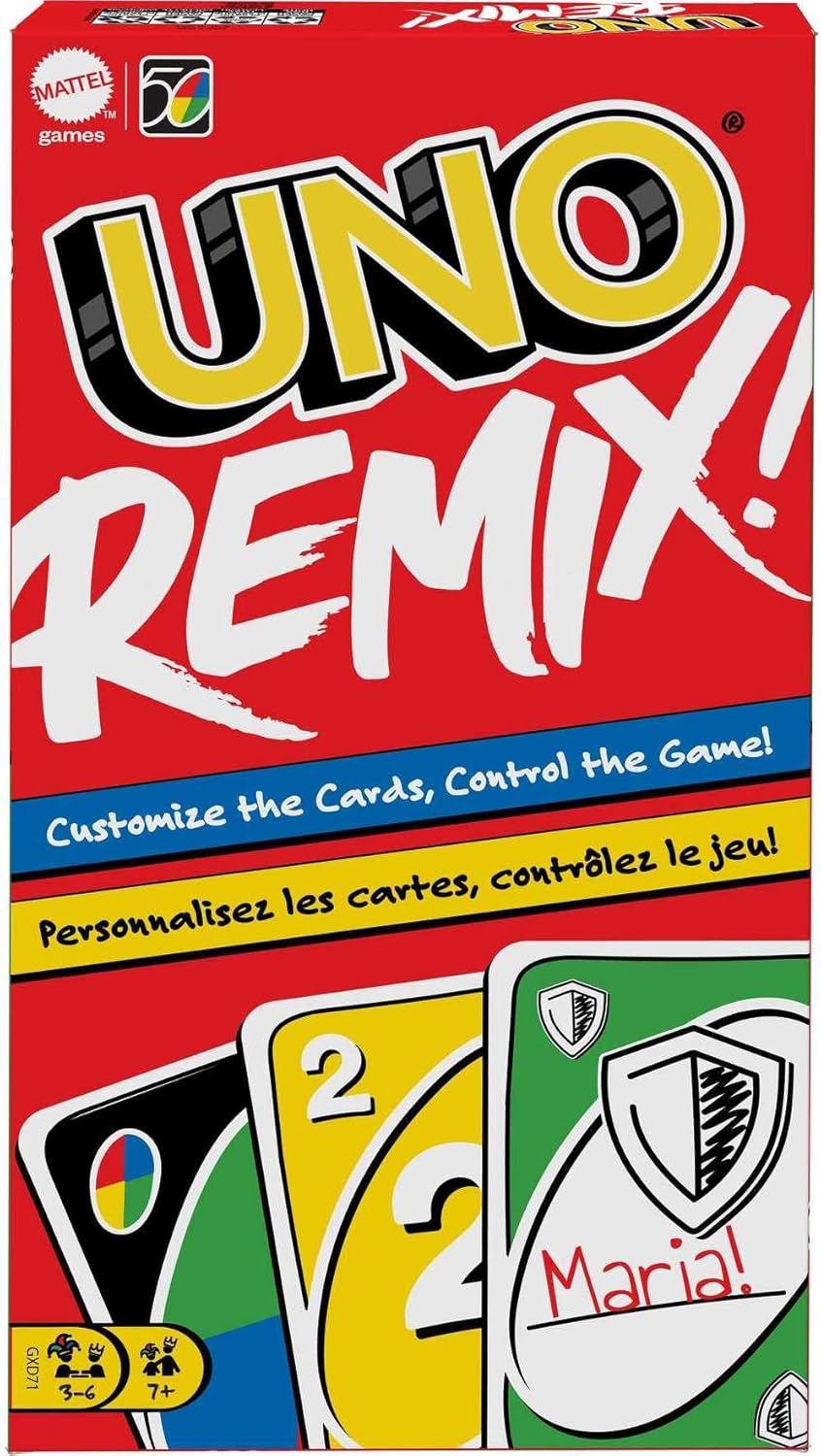 UNO Remix Kartenspiel - Neue Regeln & Aktionskarten