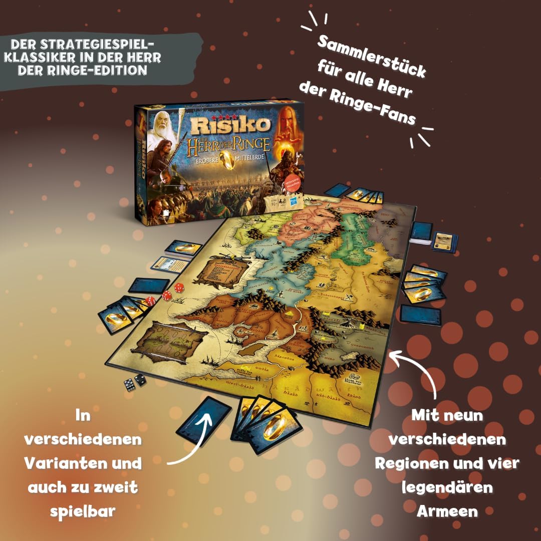 Hasbro Risiko Refresh – Strategiespiel für 2-6 Spieler ab 10 Jahren