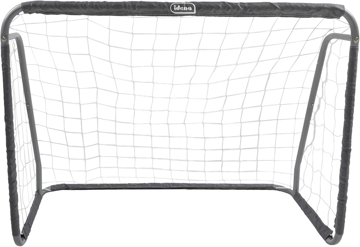 Idena Fußballtor Metall 124x96x61 cm – Indoor & Outdoor