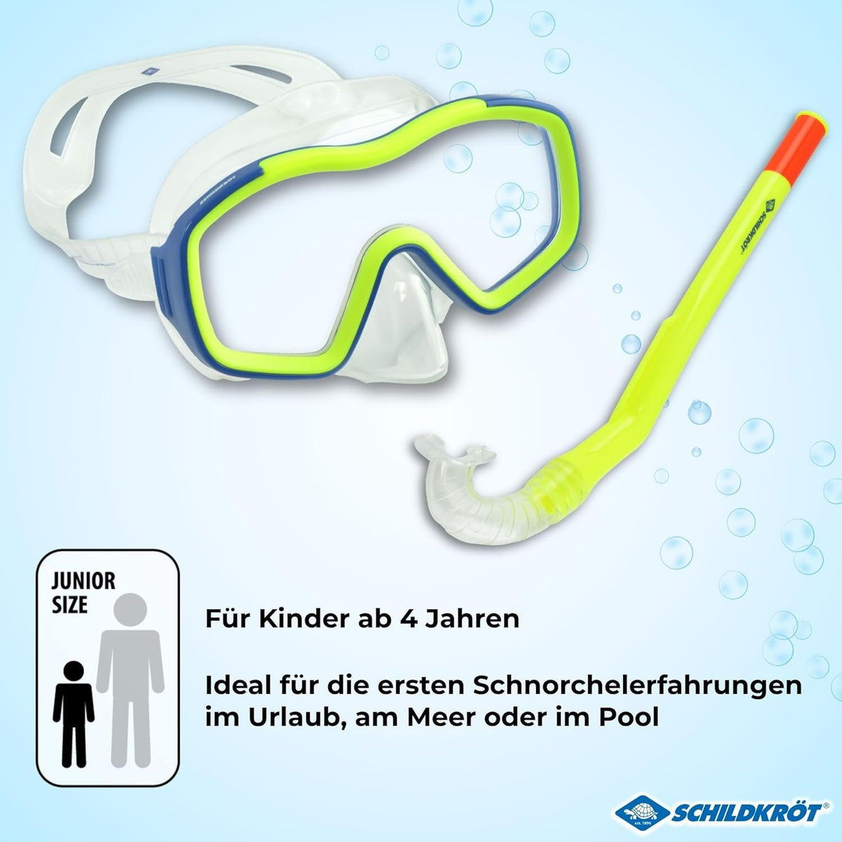 Donic Schildkröt Junior Schnorchel Set Toku 2 Teile