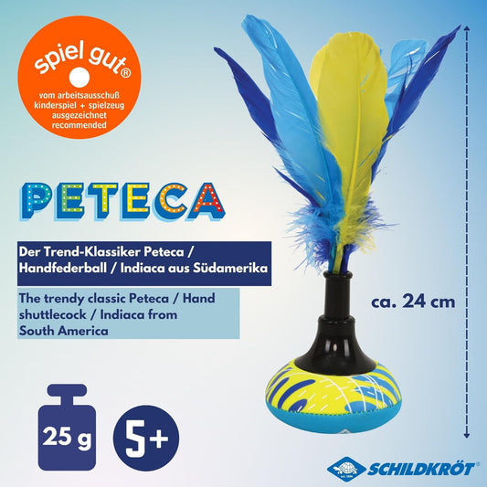 Schildkröt Peteca Handfederball Neopren 24 cm Naturfedern