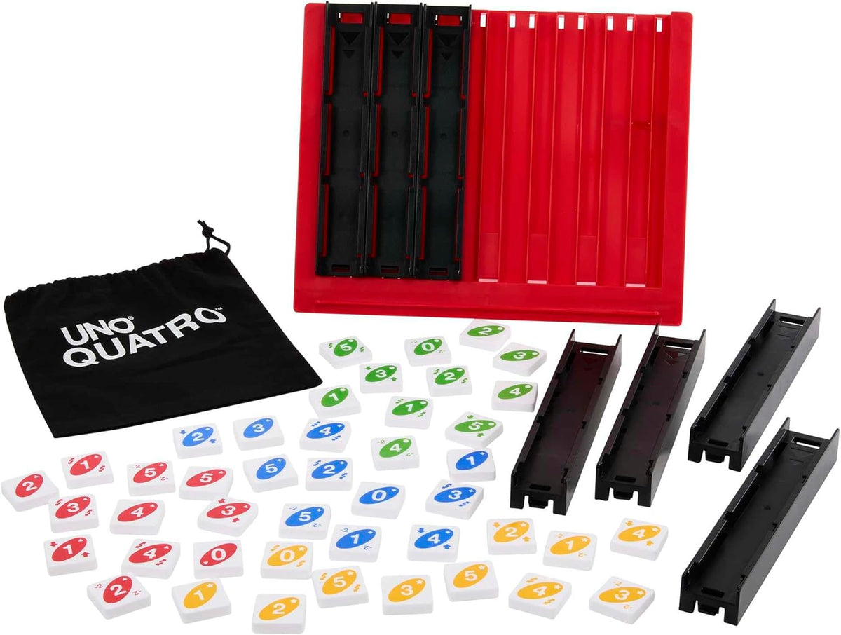 Mattel UNO Quatro Gesellschaftsspiel ab 7 Jahre HPF82