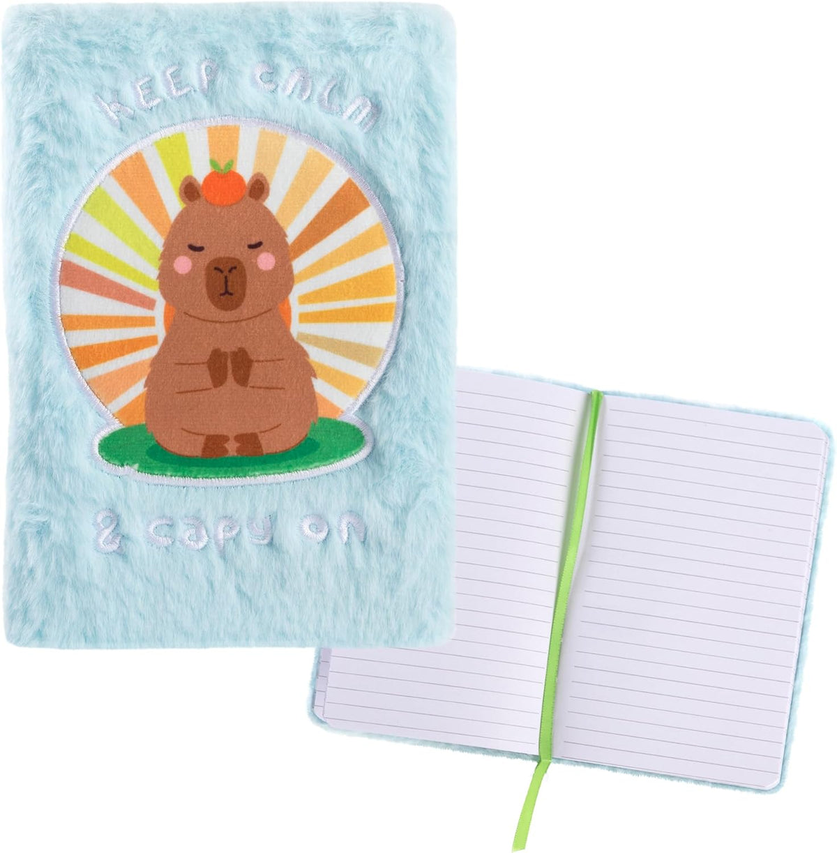 Idena Notizbuch Capybara Fluffy 13x18cm – 1 Stk. aus 3 sort.