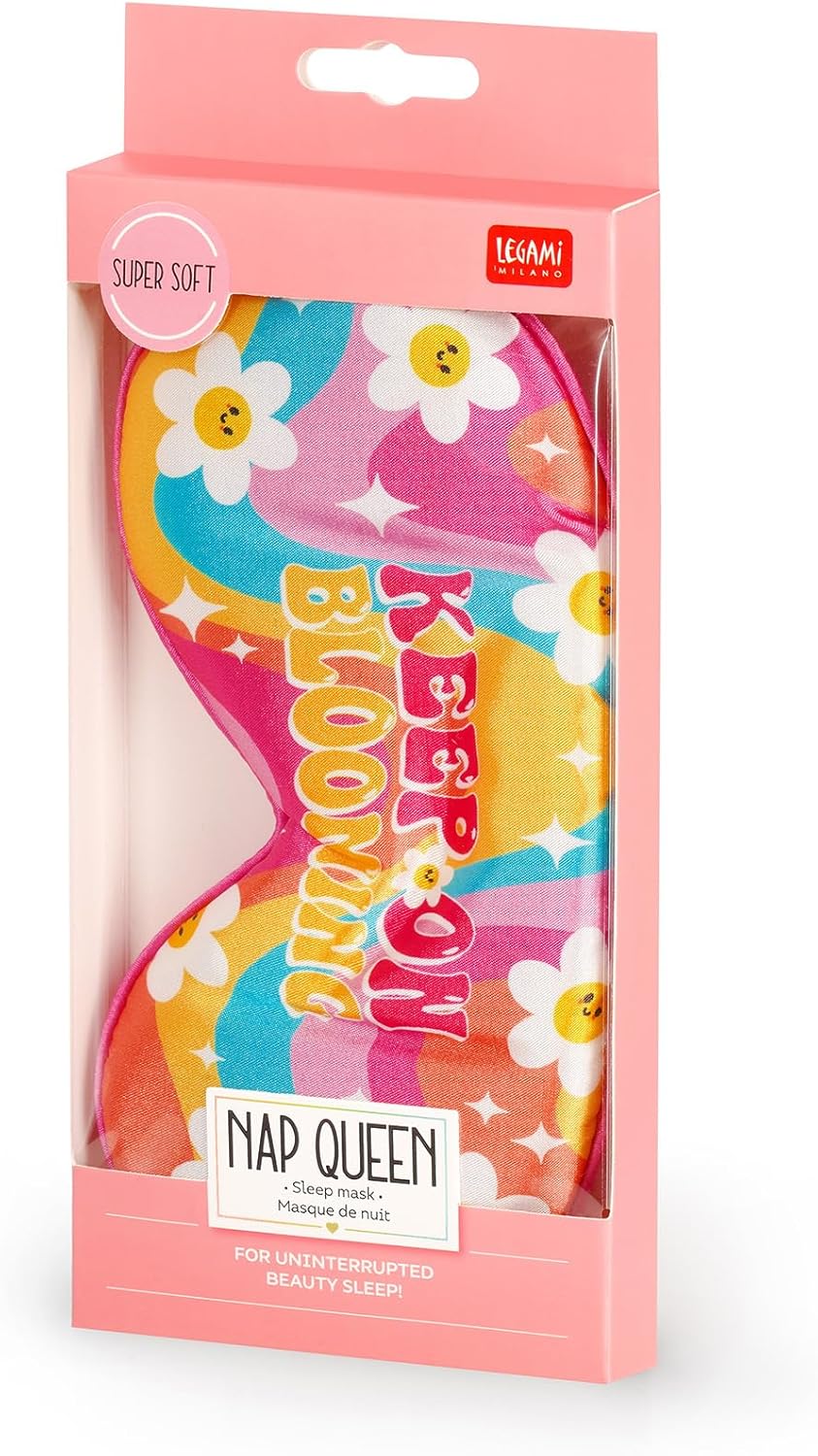 LEGAMI Schlafmaske „Nap Queen“ Daisy – Super Soft, Polyester