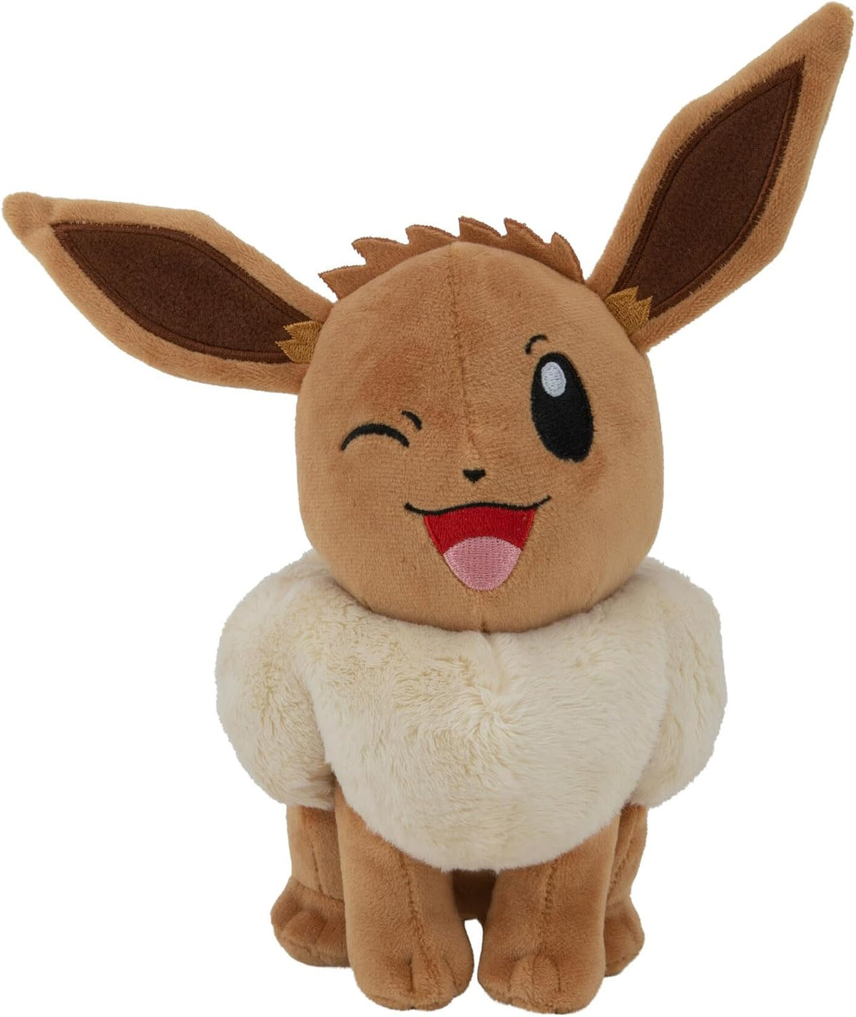 Pokémon Evoli Plüschfigur 20 cm – Jazwares offiziell lizenziert