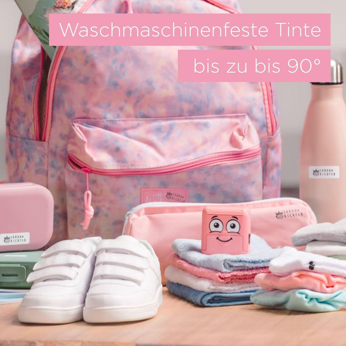 COLOP MARKY Markier-Set rosa – Namens-Stempel für Kinder