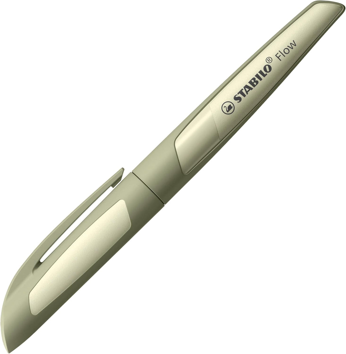 STABILO Flow Monochrome Füller khaki – Edelstahlfeder