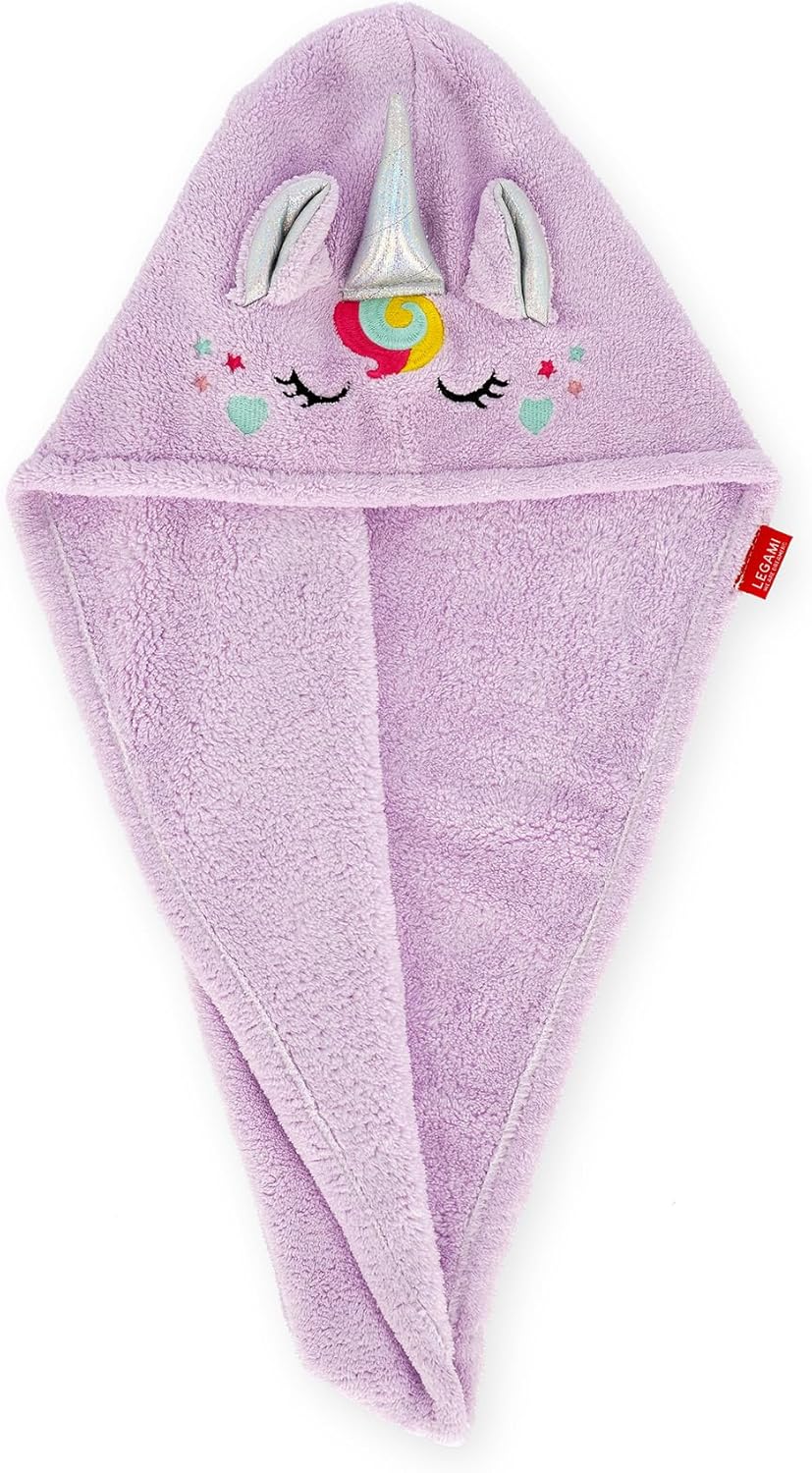 LEGAMI Haarturban Unicorn – Mikrofaser, schnelltrocknend